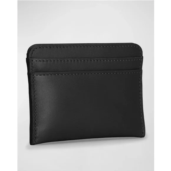 NEW $290 Chloe Sense Logo Calfskin Card Case in Black Leather! - Picture 3 of 11